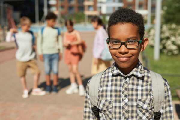 boy at school